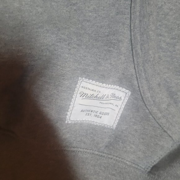Mitchell & Ness Gray Hoodie - Small - Picture 4 of 4